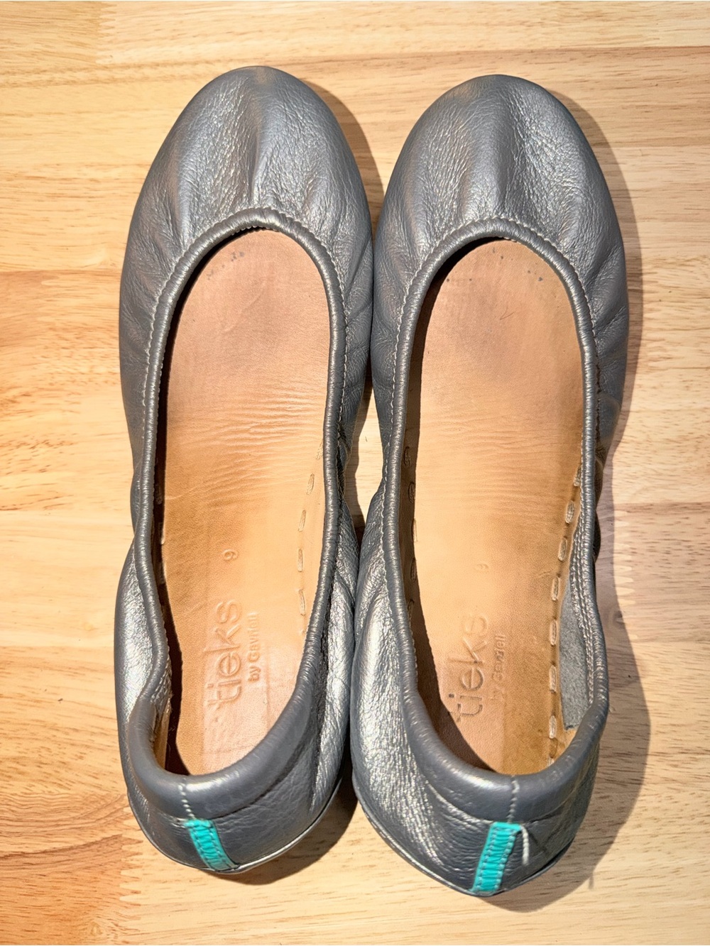 Tieks Pewter Ballet Flats
